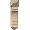 Ekena Millwork Merced Arts and Crafts Rough Sawn Bracket w/ Offset Brace, Douglas Fir, 8"W x 22"D x 30"H BKT0806X22X30MRC03RDF - alternate 2